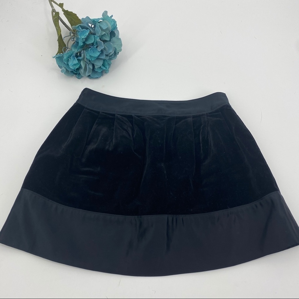 Erin Featherston for Target black velvet skirt